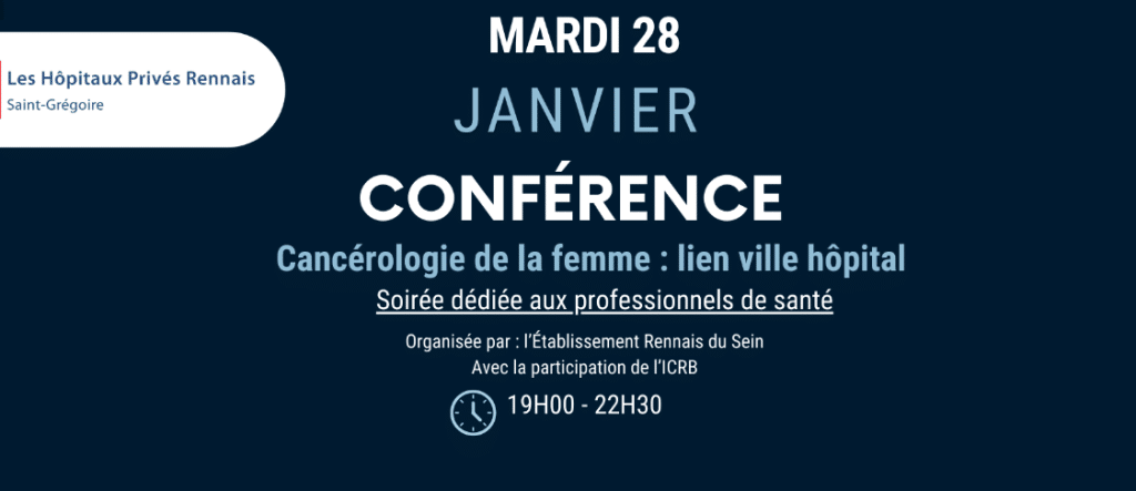 Conférence Cancérologie de la femme lien ville hôpital